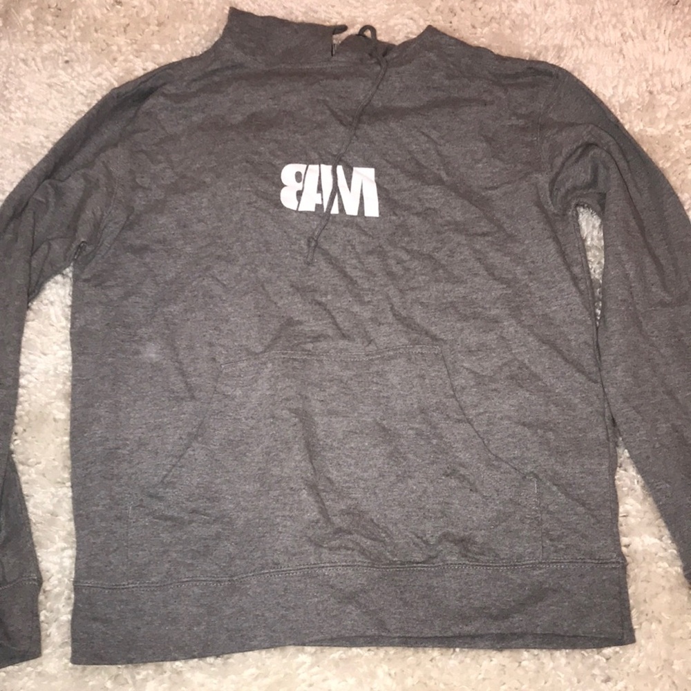 8AM GREY HOODIE